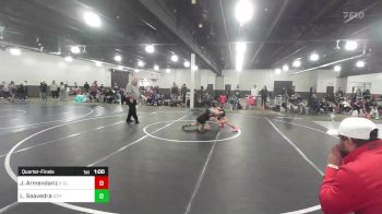 89 lbs Quarterfinal - Jeselle Armendariz, X-CLUSIVE Wrestling vs Lucas Saavedra, Izzy Style NM Beast