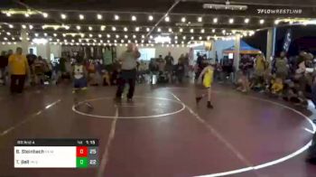 75 lbs Prelims - Brayden Steinbach, PA West vs Tyhieme Bell, PA East