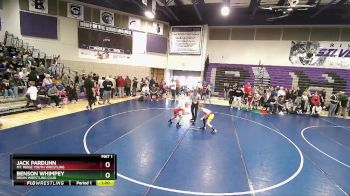85 lbs Cons. Round 1 - Jack Parduhn, Mt. Ridge Youth Wrestling vs Benson Whimpey, Bruin Wrestling Club