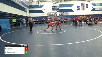 132 lbs 3rd Place - Miguel Aguilera, Dodge City vs Alec Samuelson, Olathe North