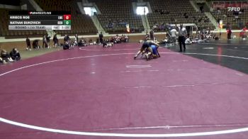 174 lbs Round 1 (10 Team) - Nathan Bukovich, Reinhardt University (GA) vs Kriecg Roe, Lindsey Wilson (Ky.)