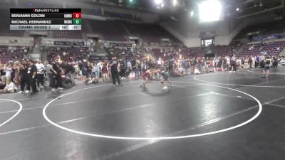 80-82.8 lbs Champ. Round 3 - Benjamin Goldin, Cheyenne Mountain Wrestling Club vs Michael Hernandez, Wrecking Crew Wrestling Club