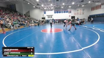 215 lbs Champ. Round 1 - Ayden Underwood, Douglas vs Jacob Benavides, Scottsbluff