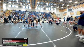 165 lbs Cons. Round 3 - Nicholas Velazco, Christopher Columbus High School vs Logan Moes, Palm Harbor University High School