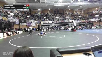 113 lbs Cons. Round 1 - Hudson Bell, Hill City HS vs Leo Collette, Belleville-Republic County HS