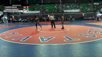 6A 157 lbs Cons. Round 2 - Valentin Matias, Fort Payne vs Demond Robinson, Minor