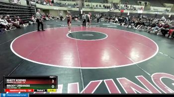 138 lbs Finals (8 Team) - Rhett Koenig, Prairie Du Chien vs Brody Urbanski, Stillwater