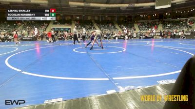 100 lbs Consi Of 16 #2 - Ezekiel Smalley, Open Mats vs Rocklan Kurzinsky, Wave Wrestling Club (TN)