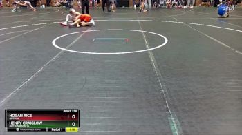84 lbs Round 2 - Hogan Rice, GOTCHA vs Henry Craiglow, Dayton Bandits