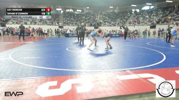 113 lbs Consi Of 32 #2 - Lily Duncan, Altus JH vs Tatum O`Connor, Putnam City West