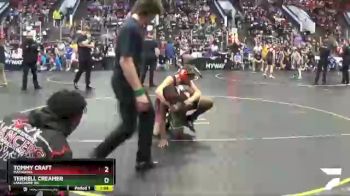 130 lbs Semifinal - Terrell Creamer, Lakeshore WC vs Tommy Craft, Mathawks