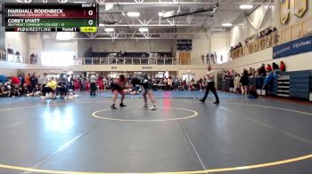 285 lbs Quarterfinals (8 Team) - Corey Hyatt, Southeast Community College vs Marshall Rodenbeck, Clackamas Community College