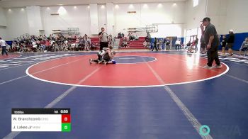 100 lbs Consi Of 4 - Will Branchcomb, Checotah Matcats vs Jeremy Lakes Jr, Midwest City Bombers Youth Wrestling Club