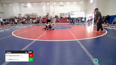 100 lbs Consi Of 4 - Will Branchcomb, Checotah Matcats vs Jeremy Lakes Jr, Midwest City Bombers Youth Wrestling Club