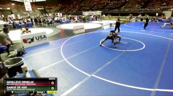 190 lbs Quarterfinal - Akhilleus Ornelas, Bullard High School Wrestling vs Darius De Asis, South San Francisco Gator WC