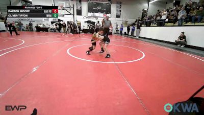 49 lbs Consi Of 4 - Daxton Moore, Black Fox Wrestling Club vs Oliver Tipton, Wyandotte Youth Wrestling