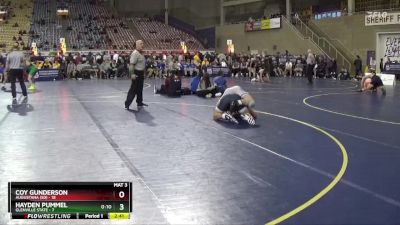 174 lbs 2nd Wrestleback (16 Team) - Coy Gunderson, Augustana (SD) vs Hayden Pummel, Glenville State