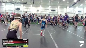 88 lbs Round 1 (8 Team) - Haiden Jones, ACES Of Spades vs Hunter Moore, Forge