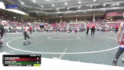 43 lbs Champ. Round 2 - Luis Bejarano, Westy Futures vs Ryker Huff, South Central Punishers