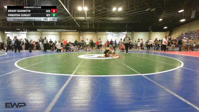 80 lbs Quarterfinal - Brant Barnette, Apex vs Preston Curley, Wtc