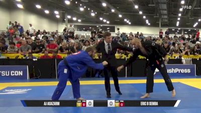 Eric B Semba vs AJ Agazarm 2025 World Master IBJJF Jiu-Jitsu Championship