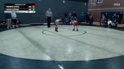56 lbs Round 4 - Andrew Dance, All In Wrestling Academy vs Jaxyn Cottom, Burley Bobcat Wrestling