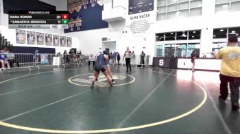 170 lbs Cons. Semi - Diana Roman, Santa Ana Valley vs Samantha Mendoza, Temescal Canyon