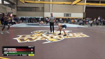 141 lbs Champ. Round 2 - Art Martinez, Case Western Reserve vs Amir Crockett, Trine