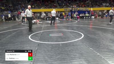 75 lbs Round Of 16 - Dante Mattone, North Allegheny vs Lochlan Feikles, Cambridge Springs