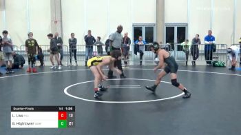 97 lbs Quarterfinal - Lawrence Liss, Killa Bees MS vs Gabe (Deuce) Hightower, GA Justice Nearfall MS