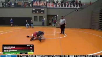 147 lbs Round 3 - Ansel Goggans, Scottsboro vs Lanham Boyd, Homewood HS
