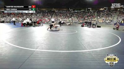 B6A-132 lbs 1st Place Match - Sawyer Hackbarth, Edmond North vs Eric Casula, Stillwater