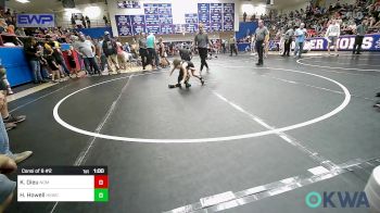 43 lbs Consi Of 8 #2 - Kannon Dieu, Team Nomad vs Harley Howell, Henryetta Knights Wrestling Club