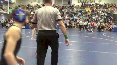 66 lbs Round Of 16 - Connor Dobson, Punxsy vs Ryan Federico, Lake Catholic WC