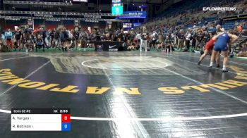 132 lbs Cons 32 #2 - Aaliyah Vargas, Illinois vs Randi Robison, Illinois