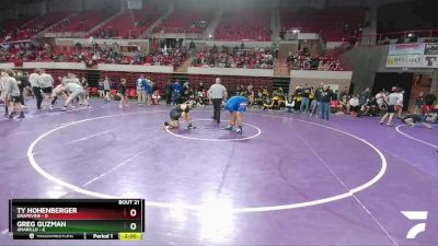 285 lbs 2nd Wrestleback And Semi-finals(16 Team) - Greg Guzman, Amarillo vs Ty Hohenberger, Grapevine