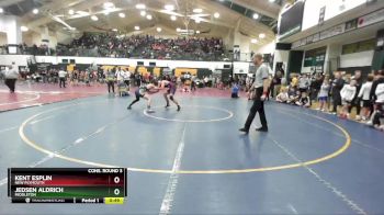 125 lbs Cons. Round 3 - Jedsen Aldrich, Middleton vs Kent Esplin, New Plymouth