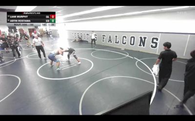 190 lbs Champ. Round 3 - Liam Murphy, West Torrance Highschool vs Abtin Rostama, ECR