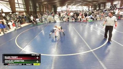 75 lbs Quarterfinal - Kenzlee Ledbetter, Team Prestige vs Ellen Tingey, Champions Wrestling Club