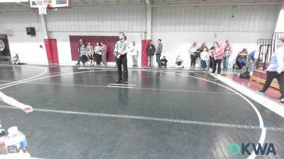 52 lbs Consi Of 8 #2 - Emmalyn Gibson, Wolfpak Wrestling vs Harrison Moser, Blackwell Wrestling Club