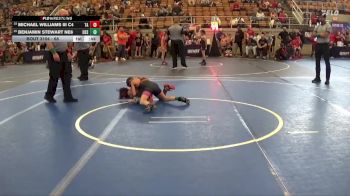 68 lbs Cons. Round 3 - Michael Williams Iii C4, TEAM ASCENT vs Benjamin Stewart NE6, Marlington Wrestling Club