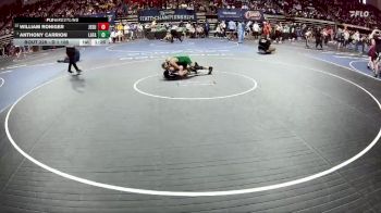D 1 106 lbs Champ. Round 2 - Anthony Carrion, Lafayette vs William Roniger, Jesuit