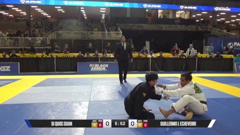 Guillermo L Echeverri vs Si Quoc Doan 2025 Pan Jiu Jitsu IBJJF Championship