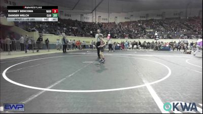 49 lbs Round Of 32 - Jensen Oss, Husky WC vs Kutter Gay, Blackwell Wrestling Club