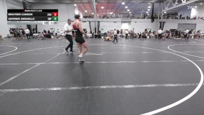 157 lbs Round 1 (6 Team) - Brayden Carson, JV All Stars vs Antonio Arguello, Empire