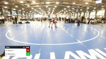 90 lbs Consolation - Mason Brown, NC vs Alesandro Restrepo, NY