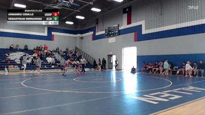 113 lbs Round 2 (3 Team) - Sebasthian Hernandez, Allen vs Armando Cedillo, Lubbock Cooper