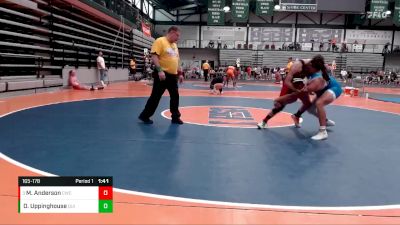 165-178 lbs Semifinal - Michael Anderson, Chicago Wrestling Club vs Owen Uppinghouse, Quincy