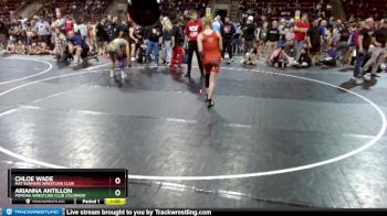 111-121 lbs Quarterfinal - Arianna Antillon, Pomona Wrestling Club Colorado vs Chloe Wade, Mat Burners Wrestling Club