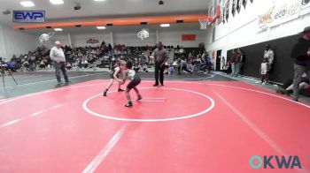 60 lbs Rr Rnd 2 - AJ Carwile, Pin-King All Stars vs Kolton Blackston, Henryetta Knights Wrestling Club